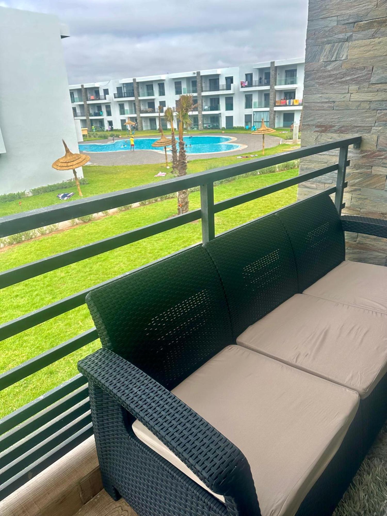 Appartement Cozy Avec Piscine Сиди-Рахаль Экстерьер фото